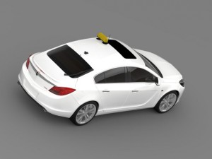 opel insignia taxi Modelo 3D