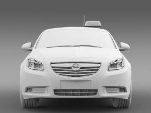 opel insignia taxi Modelo 3D