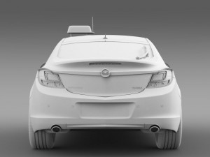 opel insignia taxi Modelo 3D