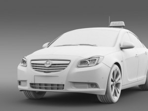 opel insignia taxi Modelo 3D