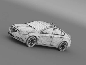 opel insignia taxi 3D Model