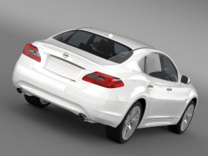 nissan fuga y51 3D Model