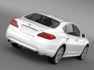 nissan fuga hybrid y51 3D Model