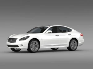 nissan fuga hybrid y51 3D Model