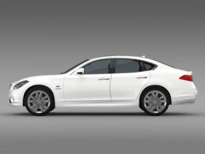 nissan fuga hybrid y51 3D Model
