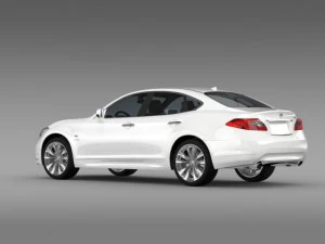 nissan fuga hybrid y51 3D Model