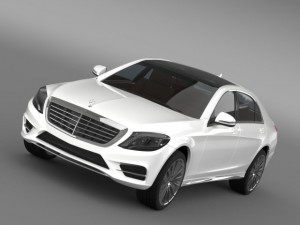 amg mercedes benz s 350 bluetec w222 2013 3D Модель