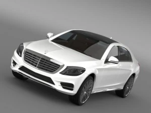 amg mercedes benz s 350 bluetec w222 2013 3D Model