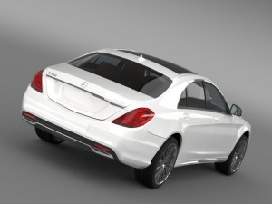 amg mercedes benz s 350 bluetec w222 2013 3D Модель