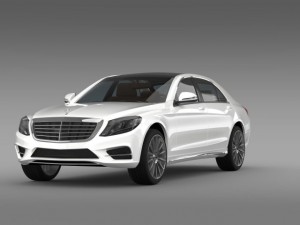 amg mercedes benz s 350 bluetec w222 2013 3D Модель