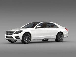 amg mercedes benz s 350 bluetec w222 2013 3D Модель