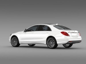 amg mercedes benz s 350 bluetec w222 2013 3D Модель