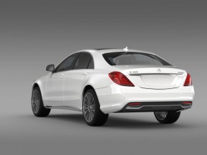 amg mercedes benz s 350 bluetec w222 2013 3D Модель