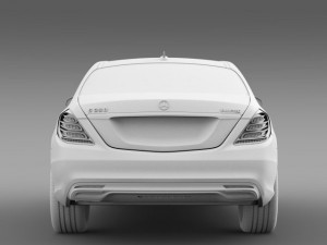 amg mercedes benz s 350 bluetec w222 2013 3D Модель