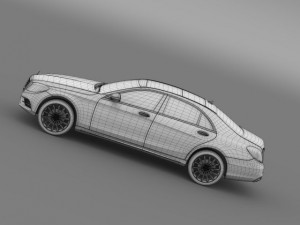amg mercedes benz s 350 bluetec w222 2013 3D Модель