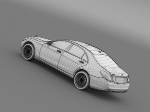 amg mercedes benz s 350 bluetec w222 2013 3D Модель