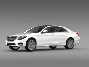 mercedes benz s 300 bluetec hybrid w222 2013 3D Model