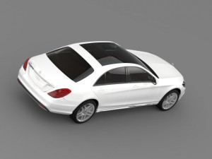 mercedes benz s 300 bluetec hybrid w222 2013 3D Model