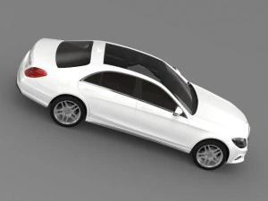 mercedes benz s 300 bluetec hybrid w222 2013 3D Model