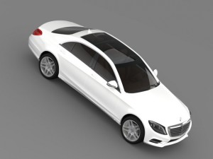 mercedes benz s 300 bluetec hybrid w222 2013 3D Model