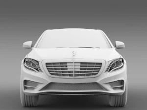 mercedes benz s 300 bluetec hybrid w222 2013 3D Model