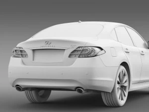 infiniti q 70 hybrid y51 2014 3D Model