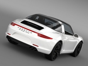 porsche 911 targa 4 gts 991 2015 3D 模型