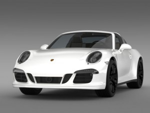 porsche 911 targa 4 gts 991 2015 3D 模型