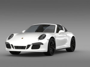 porsche 911 targa 4 gts 991 2015 3D 模型