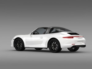 porsche 911 targa 4 gts 991 2015 3D 模型