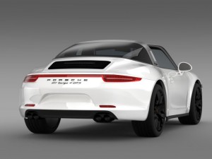 porsche 911 targa 4 gts 991 2015 3D 模型
