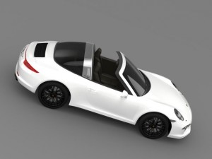 porsche 911 targa 4 gts 991 2015 3D 模型