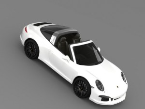 porsche 911 targa 4 gts 991 2015 3D 模型