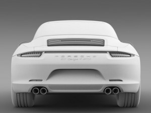 porsche 911 targa 4 gts 991 2015 3D 模型