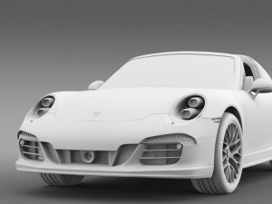 porsche 911 targa 4 gts 991 2015 3D 模型