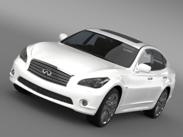 infiniti m37 y51 2013 3D Model .c4d .max .obj .3ds .fbx .stl .blend 