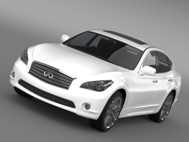 infiniti m56 y51 2013 Model 3D .c4d .max .obj .3ds .fbx .stl .blend 