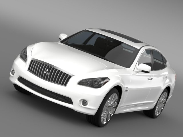 mitsubishi proudia hybrid by51 3D Model .c4d .max .obj .3ds .fbx .stl .blend 
