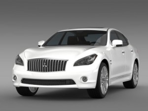 mitsubishi proudia hybrid by51 3D Model