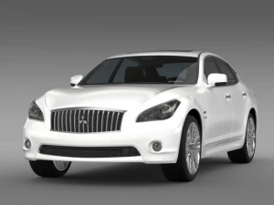 mitsubishi proudia hybrid by51 3D Model