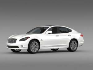 mitsubishi proudia hybrid by51 3D Model