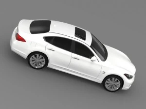 mitsubishi proudia hybrid by51 3D Model
