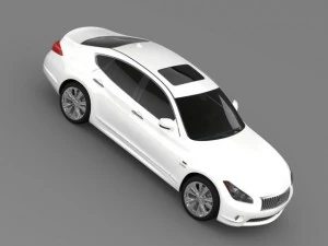 mitsubishi proudia hybrid by51 3D Model