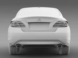 mitsubishi proudia hybrid by51 3D Model