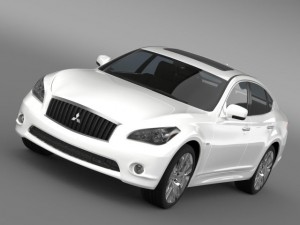 mitsubishi proudia by51 3D मॉडल
