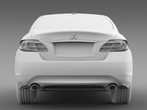 mitsubishi proudia by51 3D Modell