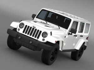 jeep wrangler unlimited x 2015 3D Model