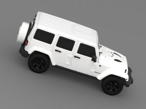 jeep wrangler unlimited x 2015 Modelo 3D