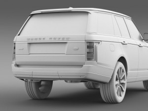 landrover rangerover hse td6 2015 Modello 3D