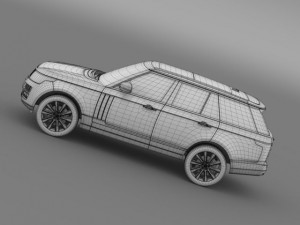 landrover rangerover hse td6 2015 Modello 3D